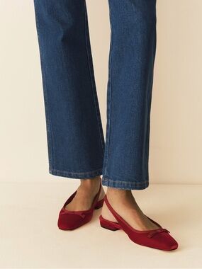 Doen - Cossima Slingback (ruby velvet)